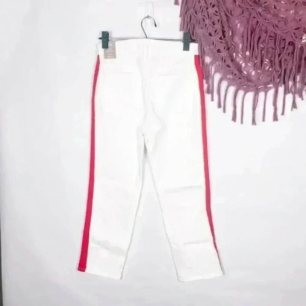 Madewell‎ Petite Stovepipe Jeans Tuxedo Stripe 26P